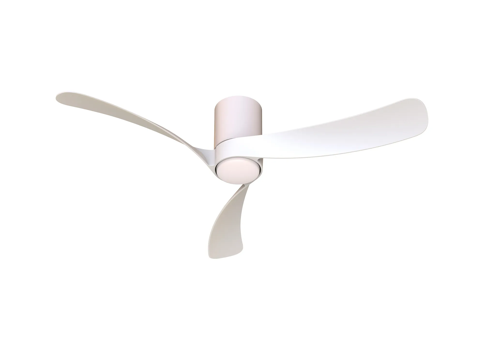 M9046  Nemo M 1.2m 24W LED Dimmable Ceiling Light With Built-In 32W DC Fan, 2700-5000K Remote Control, 3200lm, White